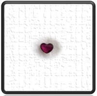 Main page item loose .95ct heart-shaped natural ruby $4000A