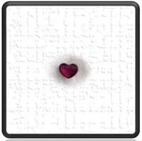 Main page item loose .95ct heart-shaped natural ruby $4000A