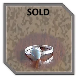 LR00090A-Sterling Silver Opal Ladies Ring. ​$90.00