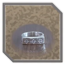 Main page item silver & 3 x round cubic ladies ring $140E