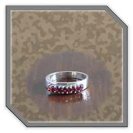 LR00160B-Sterling Silver Garnet Ladies Ring. $160.00