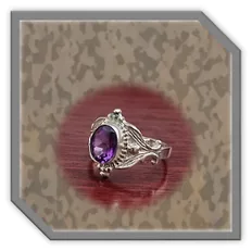Main page item fancy silver & oval amethyst ladies ring $170A