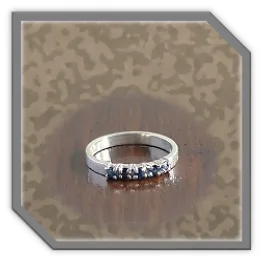 LR00180C-Sterling Silver Sapphire Ladies Ring. $180.00