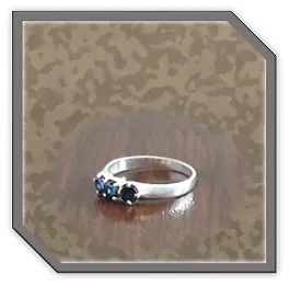 LR00200G-Sterling Silver Sapphire Ladies Ring. $200.00