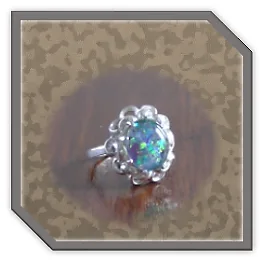 LR00250A-Sterling Silver Opal Ladies Ring. ​$250.00
