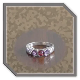 LR00300E-Sterling Silver Diamond Garnet Amethyst Ladies Ring. $300.00