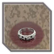 Main page item silver & sapphire ladies ring $350E