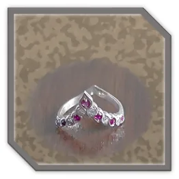 LR00500A-Sterling Silver Cubic Ruby Ladies Ring. $500.00