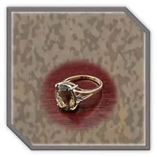 Main page item 9ct yellow gold diamond & smoky quartz ladies ring $500C