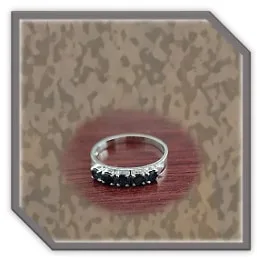 LR00750D-9ct White Gold Sapphire Ladies Eternity Ring. $750.00