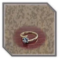 Main page item 9ct yellow gold 1 x diamond & 6 x sapphire ladies ring $800A 