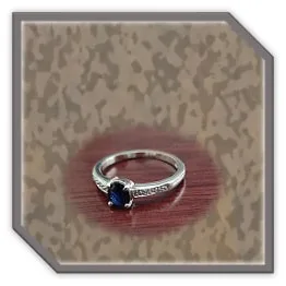 LR00800B-9ct White Gold Sapphire Diamond Ladies Ring. $800.00