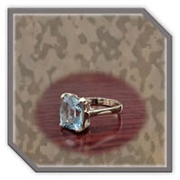 Main page item 9ct yellow gold & topaz ladies ring $850A