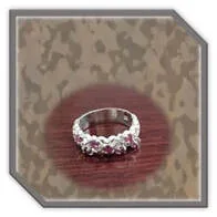 Main page item silver & 7 natural ruby ladies ring $1200D