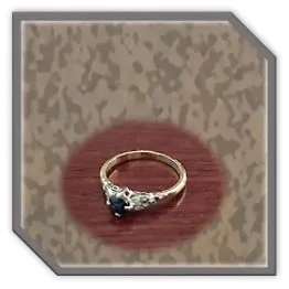 LR01400D-18ct Yellow Gold Sapphire Diamond Ladies Ring. $1400.00