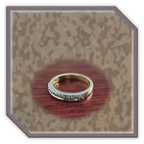 Main page item 14ct yellow gold & 11 diamond ladies eternity ring $1500F