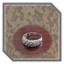 Main page item silver & forty illusion set diamond ladies ring $1800F
