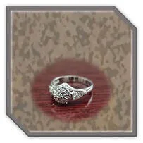 Main page item 9ct white diamond encrusted ladies ring $1800H
