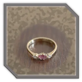 LR02000E-18ct Yellow Gold Diamond Ruby Ladies Ring. $2000.00