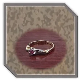 LR03000C-18ct Yellow Gold Ruby Diamond Ladies Ring. $3000.00