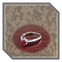 LR03000D-18ct White Gold Ruby Ladies Ring. $3000.00