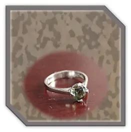 LR03200A-18ct Platinum Palladium Teal Sapphire Ladies Ring. $3200.00