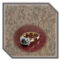 Main page item 18ct yellow gold teal sapphire & diamond ladies ring $5500A