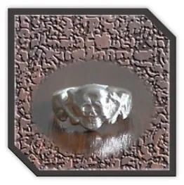 MR00150A-Sterling Silver Men's Ring. $150.00