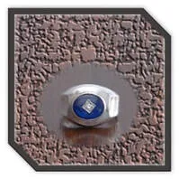 Main page item men's silver & stone-set synthetic sapphire ring $200AA