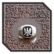 Main page item men's plain silver eagle ring $200G