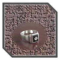 Main page item men's silver & stone-set onyx ring $200T