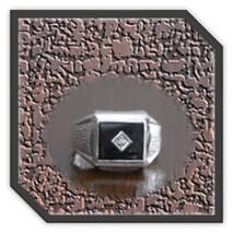 Main page item men's silver & stone-set onyx ring $220H