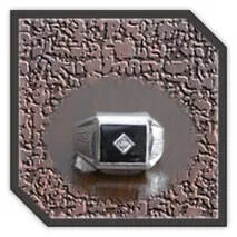 Main page item men's silver & stone-set onyx ring $220H