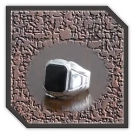 MR00220I-Sterling Silver Onyx Men's Ring. ​$220.00
