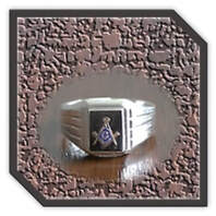 Main page item men's silver & onyx masonic ring $240D
