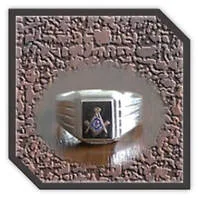 Main page item men's silver & onyx masonic ring $240D