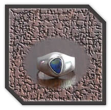 Main page item men's silver & free-form boulder opal ring $240I