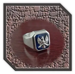 MR00250A-Sterling Silver Synthetic Sapphire Men's Ring. $250.00