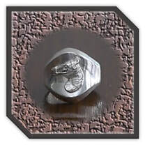 Main page item men's bold silver ring with horse head motif $250AQ