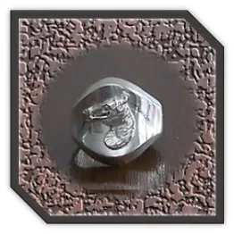 MR00250AQ-Sterling Silver Men's Ring. $250.00