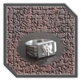 MR00250BA-Sterling Silver Men's Ring. $250.00