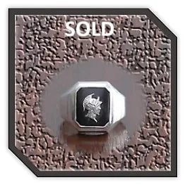 MR00250U-Sterling Silver Onyx Men's Ring. $250.00