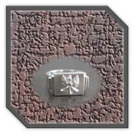 Main page item men's plain silver with eagle ring $260L