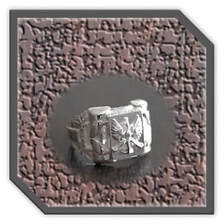 Main page item men's larger silver & eagle ring $300C