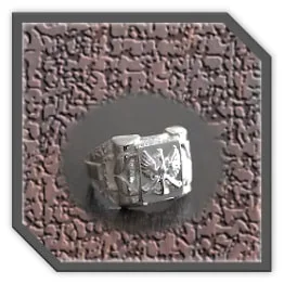 MR00300C-Sterling Silver Men's Ring.  $300.00