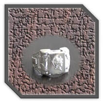 Main page item men's large silver warrior head ring $300F