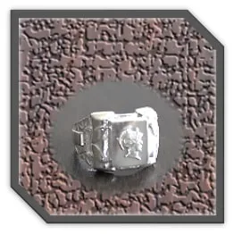 MR00300F-Sterling Silver Men's Ring.  ​$300.00