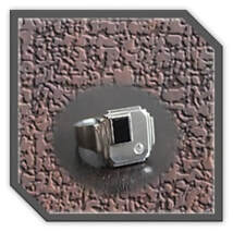 Main page item men's silver cubic & rectangular onyx ring $300H