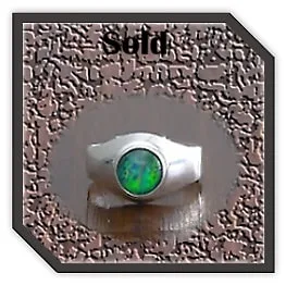 MR00300I-Sterling Silver Opal Men's Ring. $300.00
