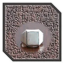 Main page item men's silver & rectangular 